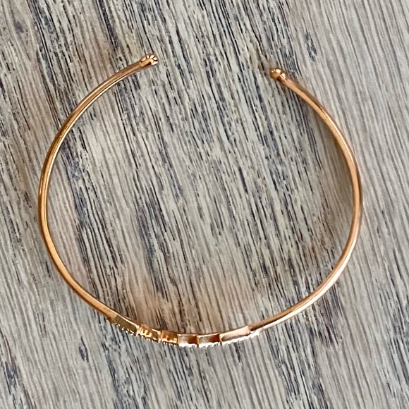 Stella & Dot Pave Triangle Cuff - Rose Gold - Picture 4 of 6